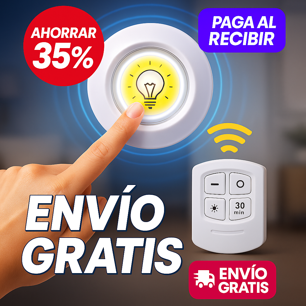 Luces LED inalámbricas x3