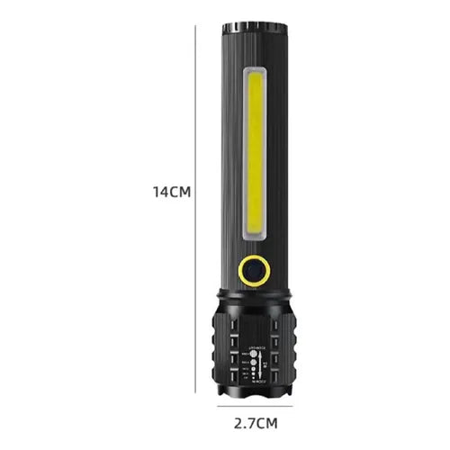 Linterna led con zoom 3modo
